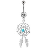 view all Belly Bar - Dreamcatcher body jewellery