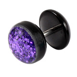 view all Acrylic Sparkle Fake Plug body jewellery