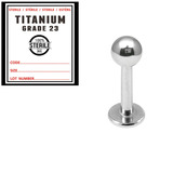 view all Sterile Titanium Labrets body jewellery