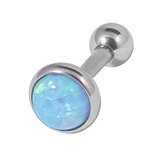 view all Steel Synthetic Opal Micro Bar 1.2mm body jewellery