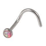 view all Steel Synthetic Opal Nose Stud body jewellery
