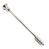 view all Steel Industrial Scaffold Barbell with Screw ends IND13 body jewellery