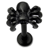 view all Black Steel Labret with Black Steel Spider body jewellery