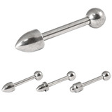 view all Titanium Micro Barbell with Titanium Bullet Attachment 1.2mm body jewellery