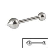 view all Titanium Micro Barbell with Titanium Tear Drop Attachment 1.2mm body jewellery
