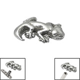 view all Steel Gecko for Internal Thread shafts in 1.6mm. Also fits Dermal Anchor body jewellery