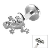 view all Titanium Internally Threaded Labrets 1.6mm - Gecko body jewellery