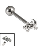 view all Titanium Internally Threaded Barbells 1.6mm - Gecko body jewellery