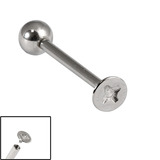 view all Titanium Internally Threaded Barbells 1.6mm - Screw body jewellery