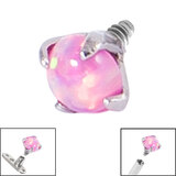 view all Steel Claw Set Opal for Internal Thread shafts in 1.6mm. Also fits Dermal Anchor body jewellery
