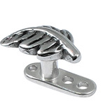 view all Titanium Dermal Anchor with Steel Feather body jewellery