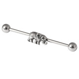 view all Steel Elephant Industrial Scaffold Barbell IND31 body jewellery