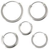 view all Sterling Silver Hoops - Earrings H106 body jewellery