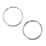 view all Sterling Silver Hoops - Earrings and Nose rings H141-H141B body jewellery