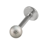 view all Steel Labret with Steel Shimmer Ball 1.6mm body jewellery
