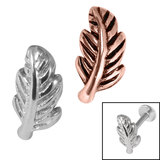 view all Steel Threaded Attachment - 1.2mm and 1.6mm Cast Steel Feather body jewellery