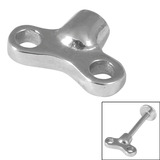 view all Steel Threaded Attachment - 1.2mm and 1.6mm Cast Steel Key body jewellery