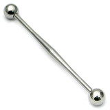view all Steel Industrial Scaffold Barbell with graded shaft IND3 body jewellery
