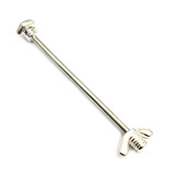 view all Steel Industrial Scaffold Barbell with Wing Nut IND12 body jewellery