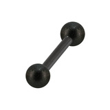 view all Black Steel Micro Barbell with Black Steel Shimmer Balls 1.2mm body jewellery