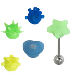 view all Multipack - Party Tongue Bar and Silicone Covers Pack body jewellery