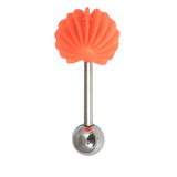 view all Steel Barbell with Silicone Cover - Pleasure Dome body jewellery