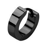 view all Black Steel Huggie Helix Clicker Ring body jewellery