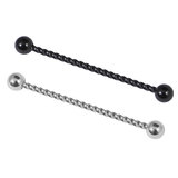 view all Steel Twister Industrial Scaffold Barbells body jewellery