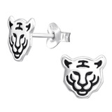view all Sterling Silver Tiger Head Ear Stud Earrings ES102 body jewellery