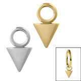 view all Steel Charm - Cone body jewellery