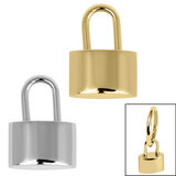 view all Titanium Charm - Padlock body jewellery