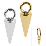 view all Titanium Charm - Spike body jewellery
