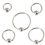 view all Sterling Silver Hoops - Earrings H21-H23 body jewellery