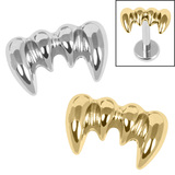 view all Titanium Internal Emrys Vampire Fangs Top body jewellery
