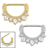 view all Steel Jewelled Mia Nipple Clicker body jewellery