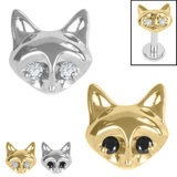 view all Titanium Internal Jewelled Vixen Top body jewellery