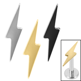 view all Titanium Internal Thunderbolt Top body jewellery