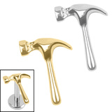 view all Titanium Internal Hammer Top body jewellery
