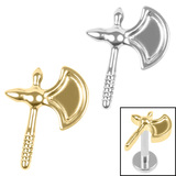 view all Titanium Internal Battle Axe Top body jewellery