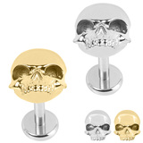 view all Titanium Internally Threaded Labrets 1.2mm - Titanium Bone Appetit body jewellery