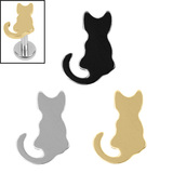 view all Titanium Internal Saffie Cat body jewellery