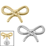 view all Titanium Internal Ribbon Bow Top body jewellery