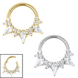 view all Titanium Genevieve Hinge Ring body jewellery