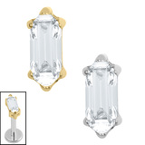 view all Titanium Internal Vivus Baguette body jewellery