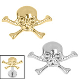 view all Titanium Internal Jolly Roger body jewellery