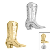 view all Titanium Internal Cowboy Boot body jewellery