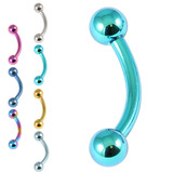 view all Titanium Micro Curved Barbell 1.2mm body jewellery