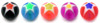 view all Acrylic Glitter Star Balls body jewellery