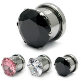 view all Steel Bling Screw Tunnel body jewellery