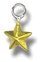 view all Silver Pendant - Coloured Star body jewellery